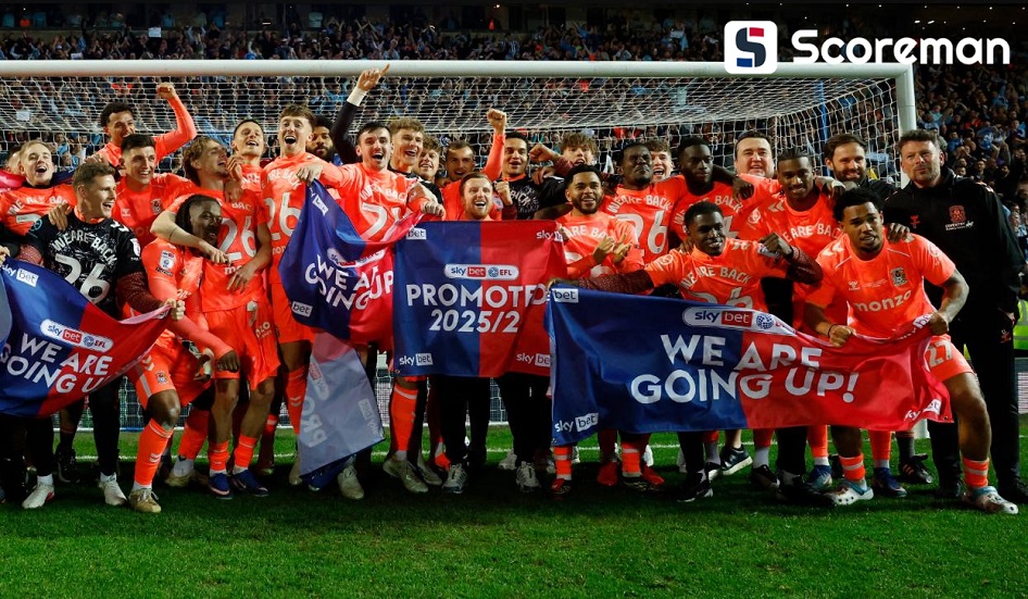 '램파드 매직' 코번트리, 25년 만에 EPL 승격 확정